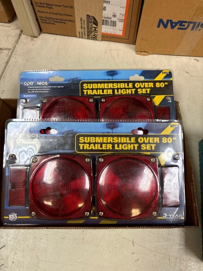 Submersible trailer light set over 80 inches