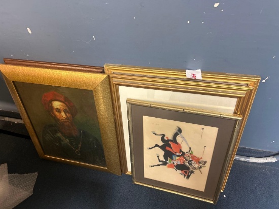 5 frames paintings/art