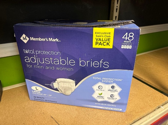 members Mark total protection and adjustable for men and women