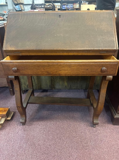 vintage arts and craft desk with drawer