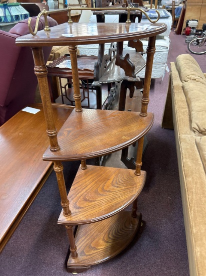 4 tiered corner shelf