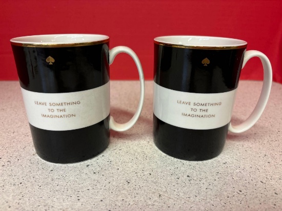 2 Kate Spade Lenox mugs leave something to the imagination