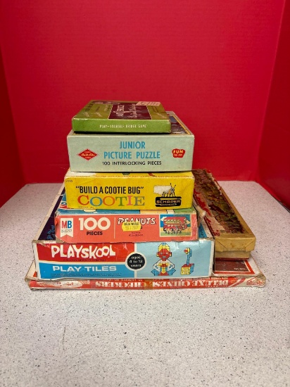 Vintage games and puzzles