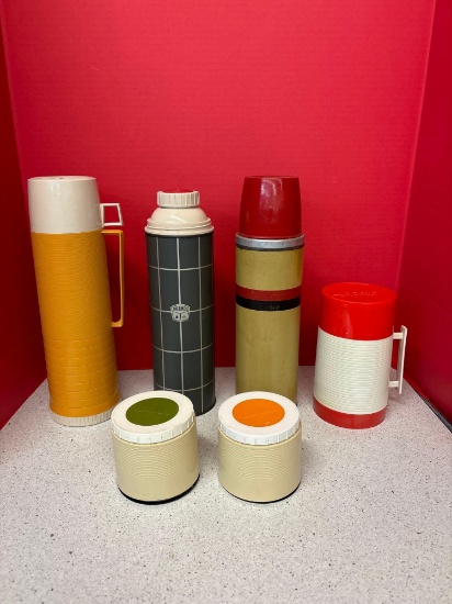 Vintage thermoses