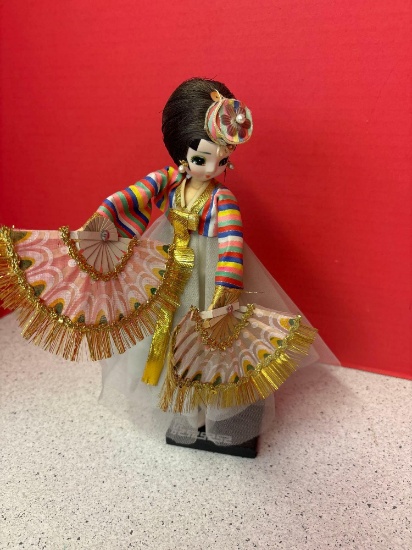 1984 worlds fair Korean pavilion doll