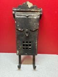 vintage aluminum mailbox