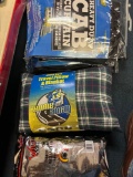 heavy duty, cab curtain, travel pillow and blanket performance space layer, top, and bottom all
