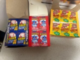 unopened baseball and basketball cards