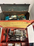 toolboxes with tools