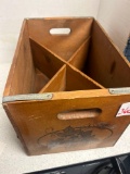 vintage wine cellar wooden crate