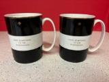 2 Kate Spade Lenox mugs leave something to the imagination
