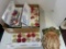 approximately 82 ornaments and Santa decoration