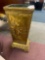 vintage metal art decor container