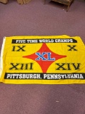 Large Pittsburgh Steelers flag