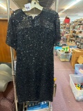 Vintage silk sequin dress