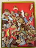 large lot of vintage mini figurines