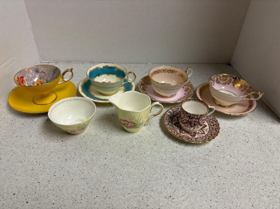 Cups and saucers