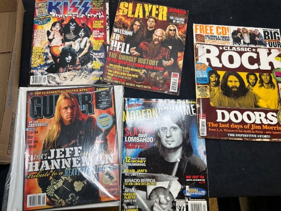 five metal magazines
