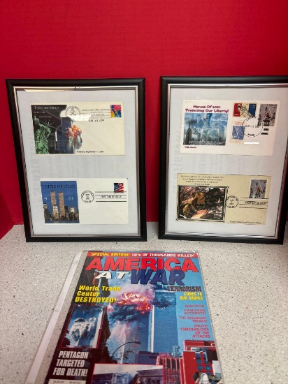 911 first day covers and magazine