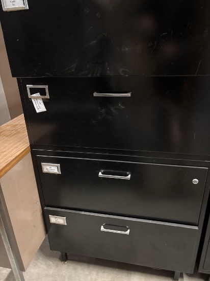 three lateral files