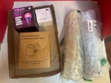 wireless doorbell, Wi-Fi LED bulb, toilet brush holder, and bathroom floor mats