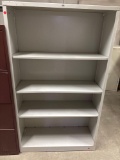 steel bookshelf