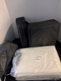 stock tank cover, memory foam pad, weatherproof tarp