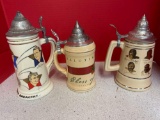 Pro football NFL Hall of Fame enshiree steins