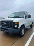 2012 Ford E250 cargo van reese hitch & shelving 60k