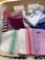 Basket of vintage linens