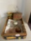 Fruit crate, Tablecloth, Pottery pitcher, much more