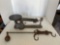 Antique chaus scale and cast iron balance scale