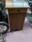 Wood handcrafted trashcan or bin