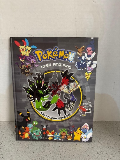 2018 Pokemon book with stickers