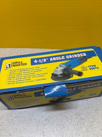 Drill master 4 1/2 inch angle grinder