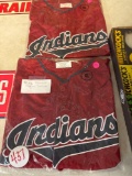 Two extra large Cleveland Indians jerseys