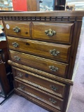 pine bedroom set with queen size headboard