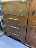 Vintage waterfall chest of drawers