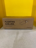 New floating shelves