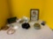 vintage smalls including cups, lids, picture, etc