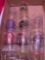 Eight various Big Ten, college glass tumblers