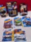 Eight hot wheel cars in packages