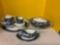 Wedgwood Phoebe flow blue dinnerware five serving pieces