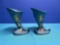 pair of Roseville, cornucopia vases