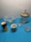 HEISEY glass, candy dish and other glass