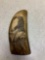 Faux scrimshaw whale tooth 6 1/2 inches long