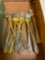Silver plated cocktail forks in original Box