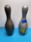 Vintage wood bowling pins