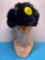 Fur hat with mannequin