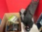 Carrie bag, triple seven muzzleloading propellant, box with honing stones and tools